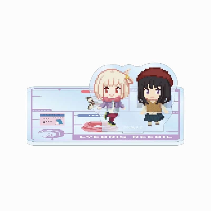リコリス・リコイル (リコリコ) 錦木千束&井ノ上たきな DOT DOT アクリルスタンド付きコースター ver.D【再販】
 
2025年8月7日発売
で取扱中 (アニメイト)