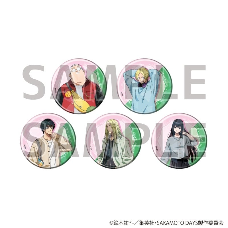 サカモトデイズ ホログラム缶バッジ(57mm) 3月春私服ver. ブラインド(全5種)(描き下ろしイラスト) 
2025年07月発売