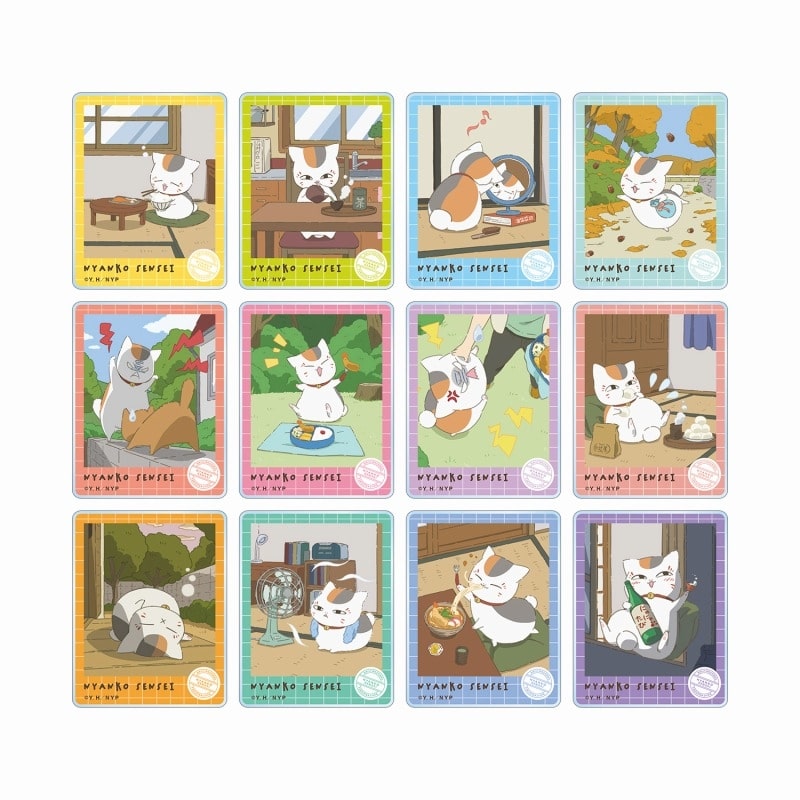 夏目友人帳 描き下ろしイラスト ニャンコ先生の1日ver. トレーディングアクリルカード
 
2025年8月27日発売