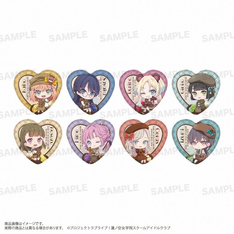 ラブライブ!蓮ノ空女学院スクールアイドルクラブ トレーディングハート缶バッジ(きゃらどるちぇ)テディベアver.
 
2025年07月発売
で取扱中 (アニメイト)