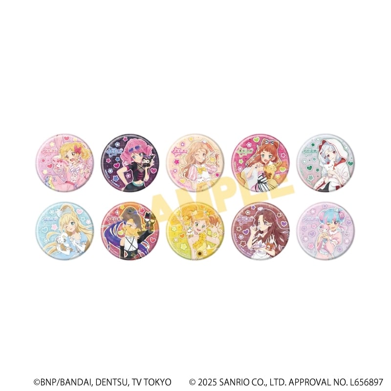アイカツスターズ!×サンリオキャラクターズ ホログラム缶バッジ(57mm)1月トレーディング(全10種)(コラボイラスト(等身))
 
2025年08月発売