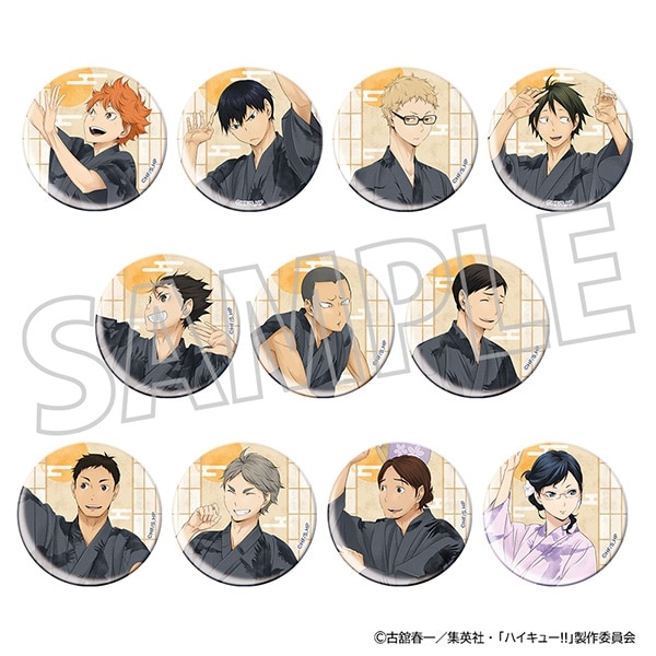 ハイキュー!! 和紙風缶バッジコレクション
 アニメイトで
2025年7月11日発売