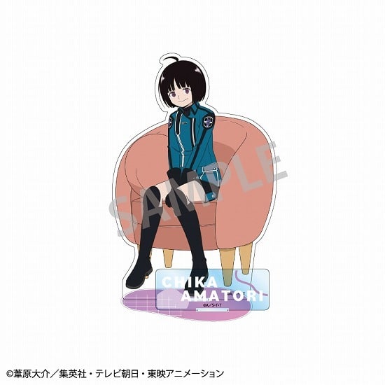 セール
                                    ワールドトリガー アクリルスタンドver1. 雨取千佳 チェア     2023年5月発売で取扱中 (ホビーストック)