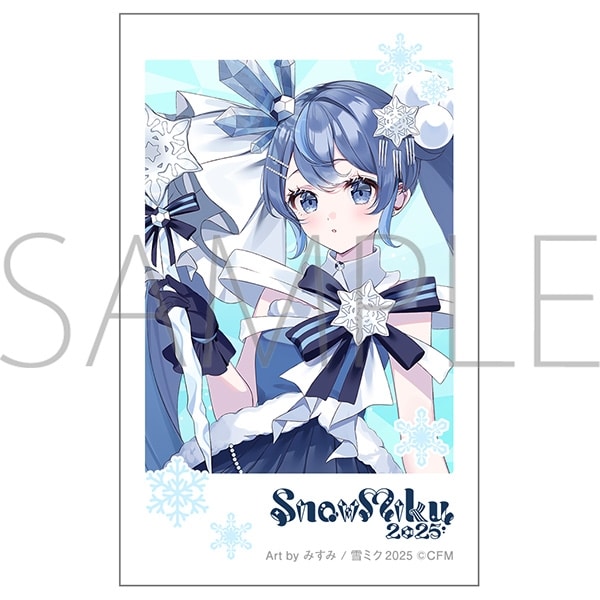 初音ミクシリーズ チェキプリント/SNOW MIKU 2025　E　雪ミク Art by みすみ
 
2025年6月20日発売