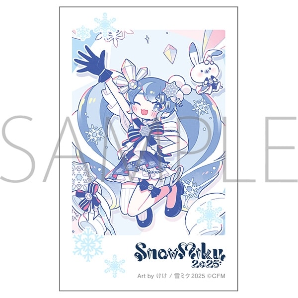 初音ミクシリーズ チェキプリント/SNOW MIKU 2025　D　雪ミク Art by けけ
 
2025年6月20日発売