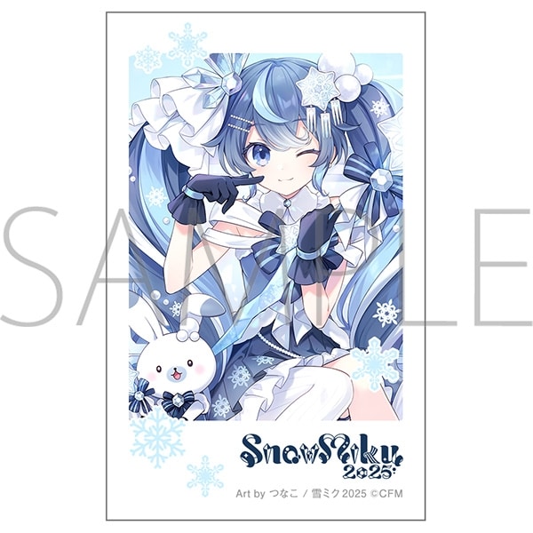 初音ミクシリーズ チェキプリント/SNOW MIKU 2025　C　雪ミク Art by つなこ
 
2025年6月20日発売