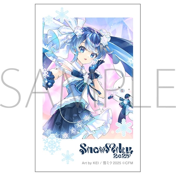 初音ミクシリーズ チェキプリント/SNOW MIKU 2025　B　雪ミク Art by KEI
 
2025年6月20日発売
