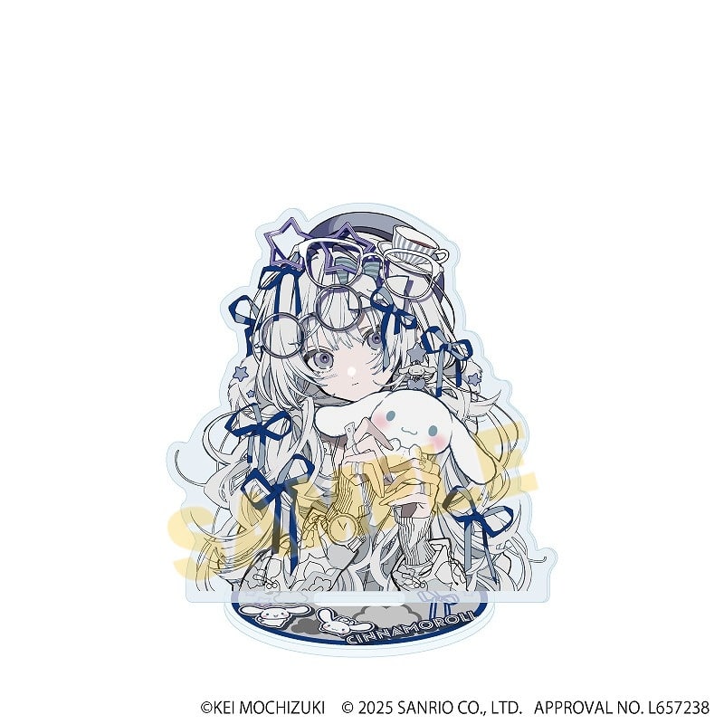 望月けい×サンリオキャラクターズ アクリルスタンド4月シナモロール(コラボイラスト)
 
2025年08月発売
で取扱中 (アニメイト)
