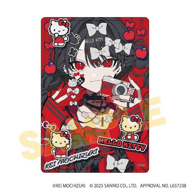 望月けい×サンリオキャラクターズ キャラクリアケース2月ハローキティ(コラボイラスト)
 
2025年08月発売