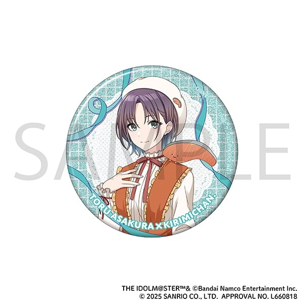 アイドルマスター シャイニーカラーズ グリッター缶バッジ/浅倉 透×KIRIMIちゃん.　サンリオキャラクターズ
 
2025年6月28日発売