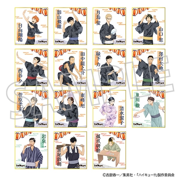 ハイキュー!! ミニ色紙コレクション
 
2025年7月11日発売