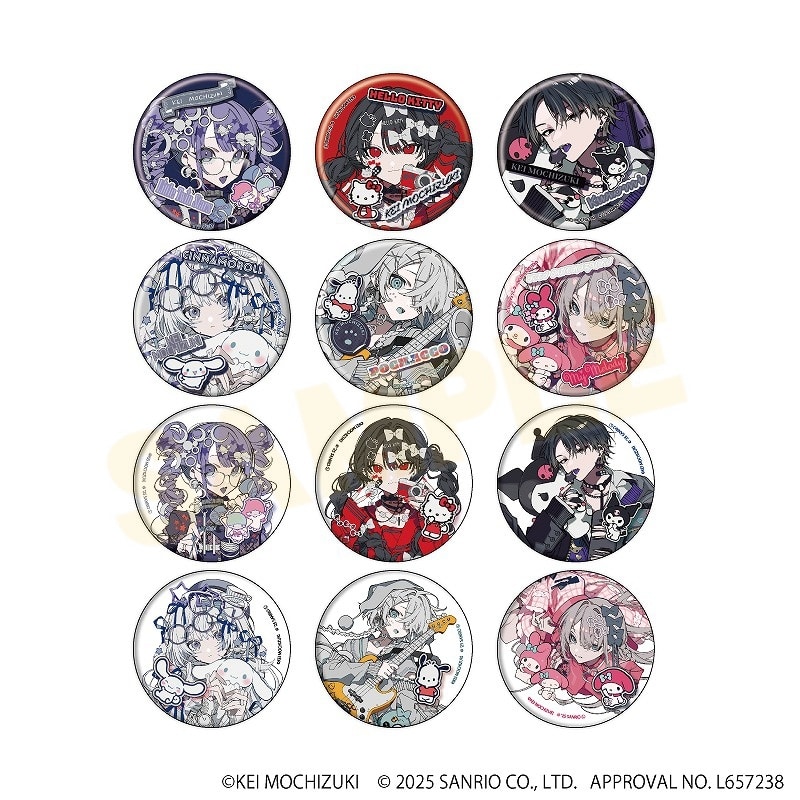 望月けい×サンリオキャラクターズ 缶バッジ1月ブラインド(全12種)(コラボイラスト)
 
2025年08月発売
で取扱中 (アニメイト)