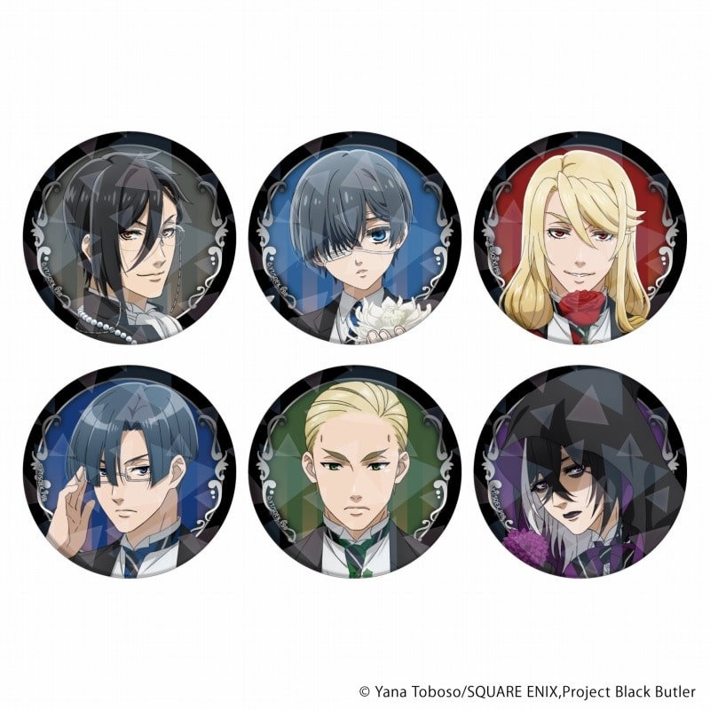 アニメ黒執事 — ホログラム缶バッジ(57mm)1月ブラインド(全6種)(描き下ろしイラスト)
 
2025年01月発売