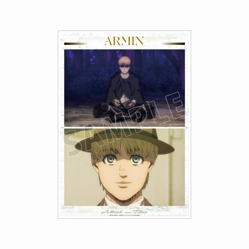進撃の巨人 アルミン 場面写A3マット加工ポスター vol.4
 
2025年9月7日発売
で取扱中