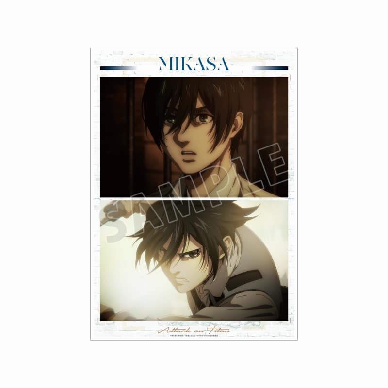 進撃の巨人 ミカサ 場面写A3マット加工ポスター vol.4
 
2025年9月7日発売
で取扱中