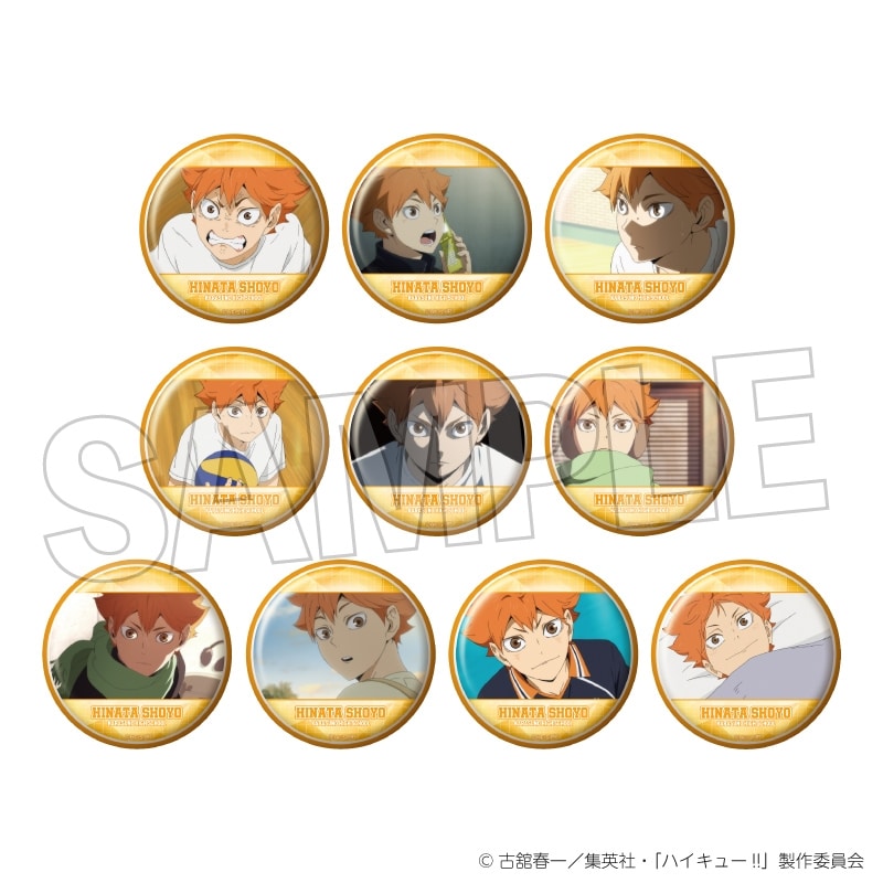 ハイキュー!! トレーディング缶バッジ　日向翔陽BOX
 アニメイトで
2025年07月発売
