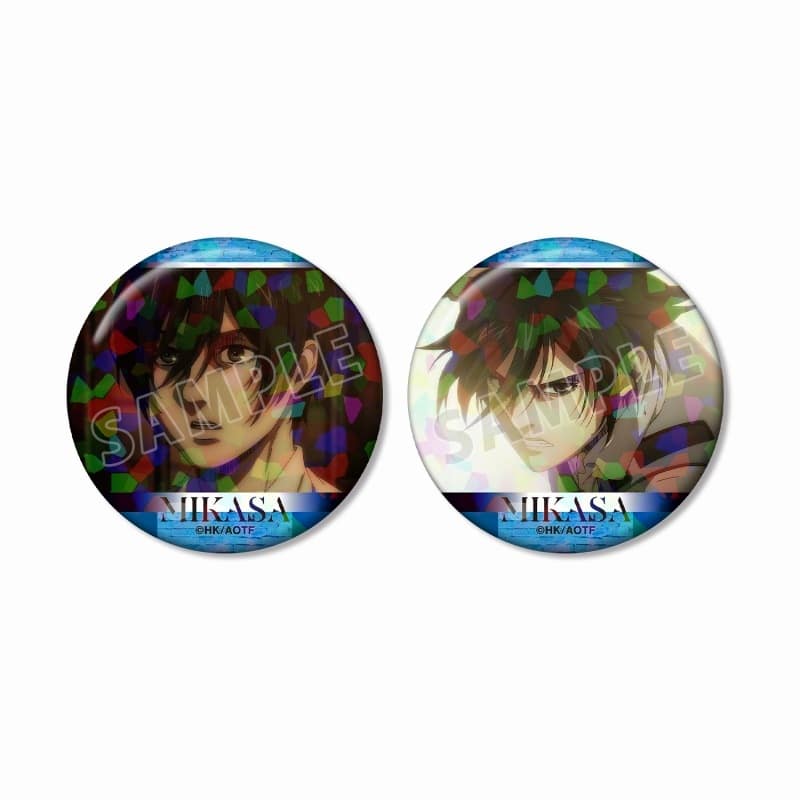 進撃の巨人 ミカサ 場面写ホログラム缶バッジ2個セット
 
2025年9月7日発売