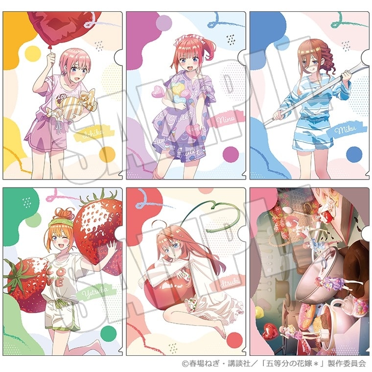 五等分の花嫁* トレーディングクリアファイル
 
2025年08月上旬発売
で取扱中 (アニメイト)