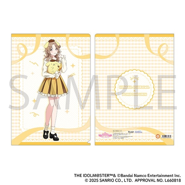 アイドルマスター シャイニーカラーズ クリアファイル/市川雛菜×ポムポムプリン　サンリオキャラクターズ
 
2025年6月28日発売