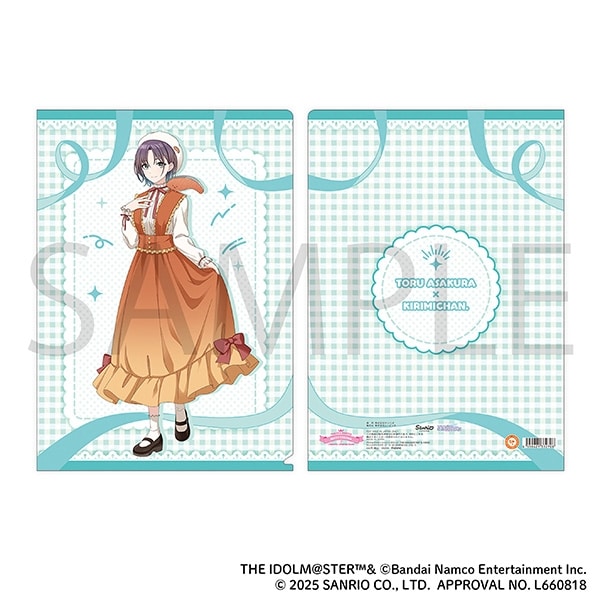 アイドルマスター シャイニーカラーズ クリアファイル/浅倉 透×KIRIMIちゃん.　サンリオキャラクターズ
 
2025年6月28日発売
