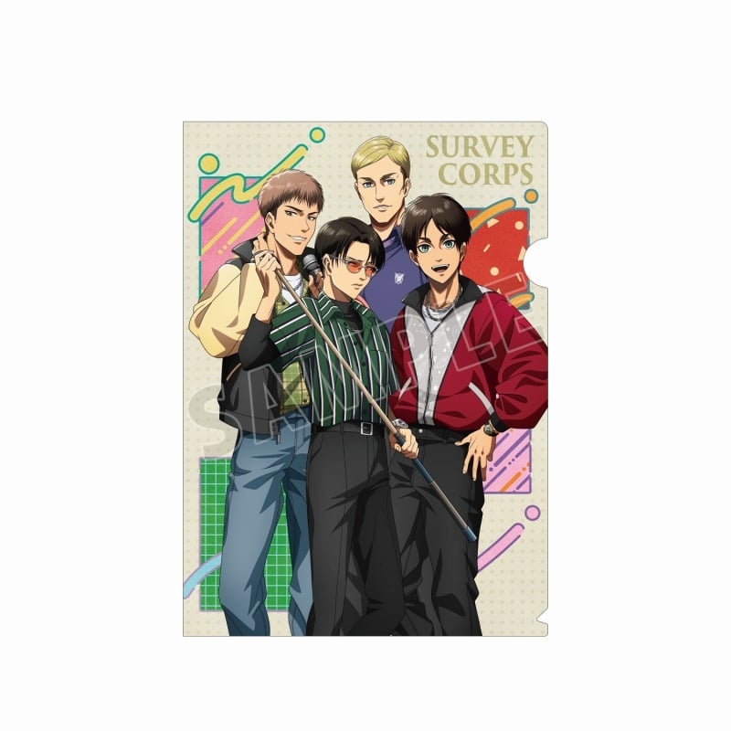 進撃の巨人 描き下ろし 集合 レトロ風ファッションver. クリアファイル
 
2025年9月17日発売
で取扱中