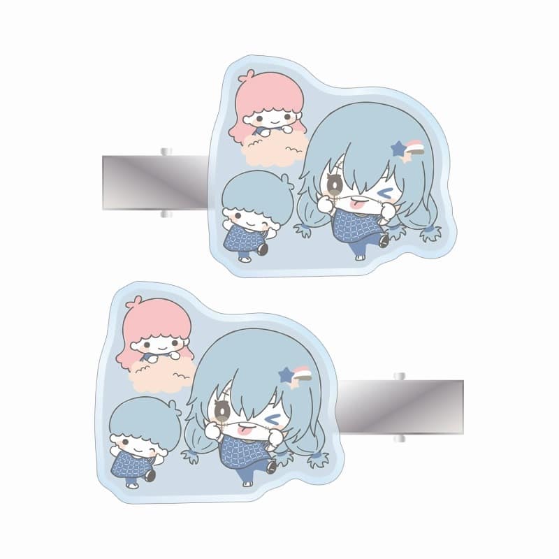呪術廻戦×サンリオキャラクターズ 真人×リトルツインスターズ アクリルヘアクリップ2個セット
 
2025年9月7日発売