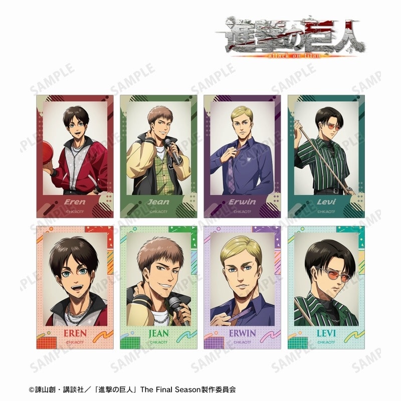 進撃の巨人 描き下ろし レトロ風ファッションver. トレーディングインスタントカメラ風イラストカード
 
2025年9月17日発売
で取扱中