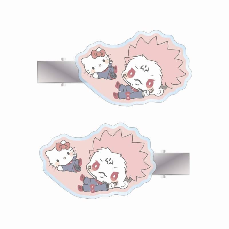 呪術廻戦×サンリオキャラクターズ 宿儺×ハローキティ アクリルヘアクリップ2個セット
 
2025年9月7日発売
で取扱中 (アニメイト)