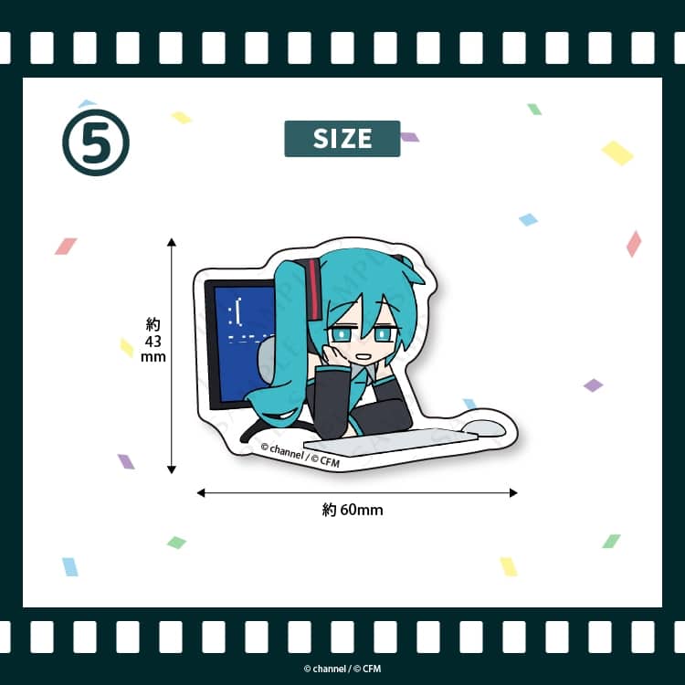 サツキ&channel ダイカットステッカー5【初音ミク】/channel【再販】
 
2025年08月下旬発売