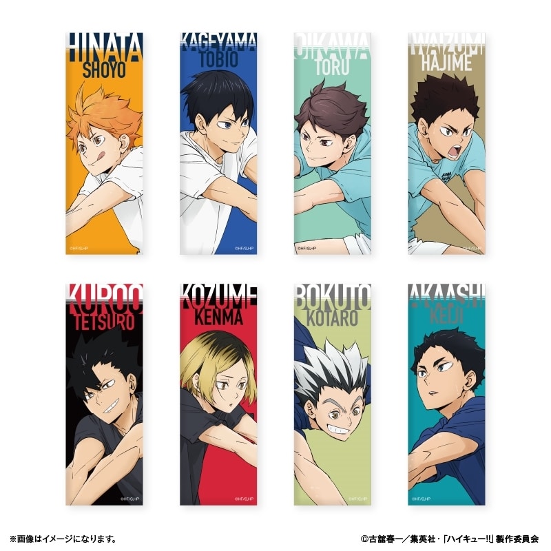 ハイキュー!! トレーディングロング缶バッジ ～レシーブ～ 【全8種】(単品)
 アニメイトで
2025年08月下旬発売