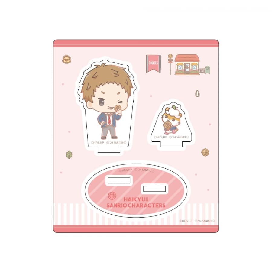 ハイキュー!!×サンリオキャラクターズ アクリルスタンド⑦夜久衛輔×コロコロクリリン
 
2024年8月2日発売