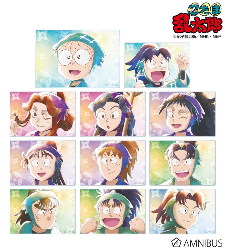 忍たま乱太郎 トレーディング Ani-Art aqua label 第1弾 アクリルカード ver.A 2025年7月下旬発売予定