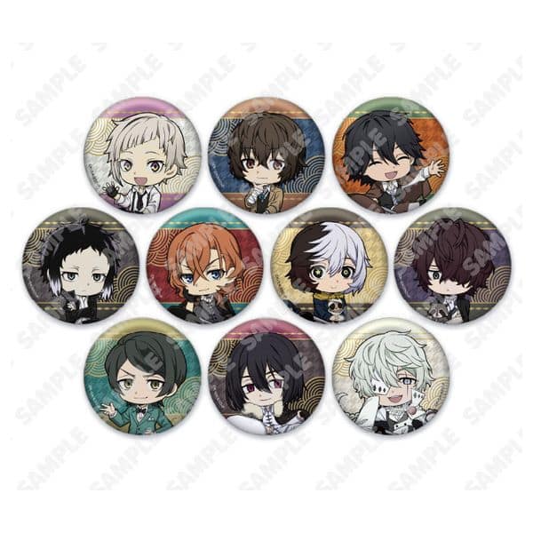 文豪ストレイドッグス　57mm缶バッジ(ミニキャラ) 【1BOX】 キャラアニで
                                                2025年7月発売