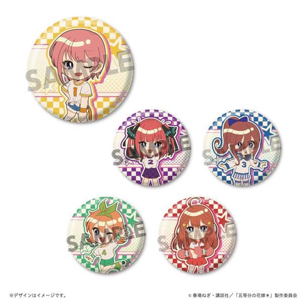 五等分の花嫁* 80’S ローラースポーツコレクション トレーディング缶バッジ  キャラアニで
                                                2025年07月発売