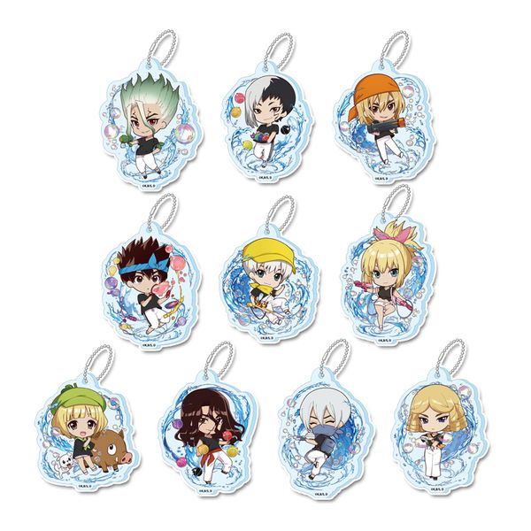 Dr.STONE ぷちちょこ トレーディングアクリルキーホルダー スプラッシュバブル 【1BOX】 キャラアニで
                                                2025年7月発売