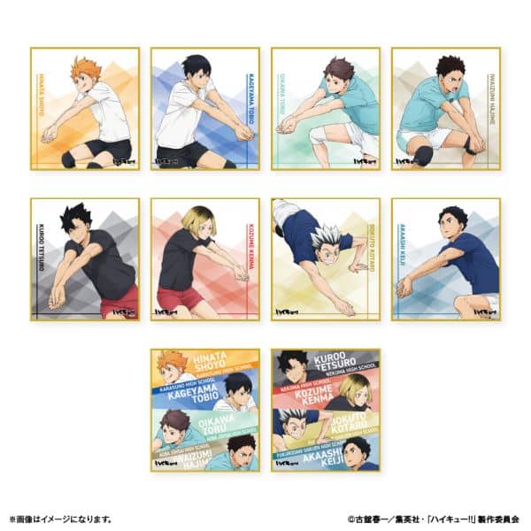 ハイキュー!! トレーディングミニ色紙 〜レシーブ〜 【1BOX】 キャラアニで
                                                2025年9月発売