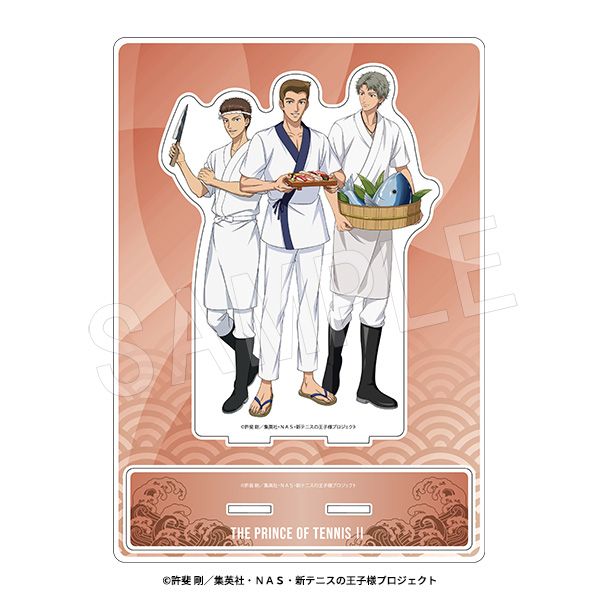 新テニスの王子様 BIGアクリルスタンド 職業体験ver. 河村隆&宍戸亮&鳳長太郎 キャラアニで
                                                2025年7月発売