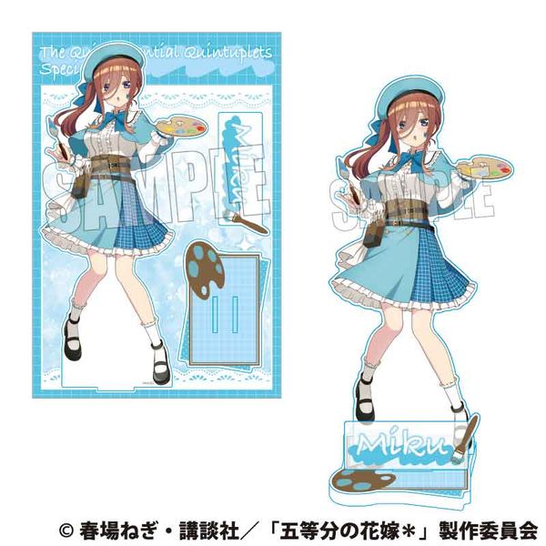 五等分の花嫁* MEGAアクリルスタンド 中野三玖 画家ver. キャラアニで
                                                2025年08月発売
