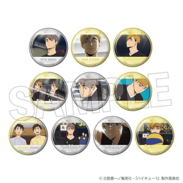 ハイキュー!! トレーディング缶バッジ 宮侑/宮治BOX 【1BOX】 キャラアニで
                                                2025年7月発売