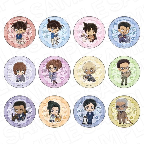 名探偵コナン カンバッジ(ブラインド) デフォルメねこ ver.4 【1BOX】 キャラアニで
                                                2025年9月発売