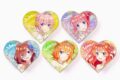 五等分の花嫁* 描き下ろしイラスト【クインテット】トレーディングハート型グリッターミニアクリルブロック(全5種)
 
2025年10月下旬発売
