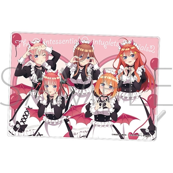 五等分の花嫁* アクリルアートパネル(小悪魔メイド)
 
2025年7月25日発売
で取扱中 (アニメイト)