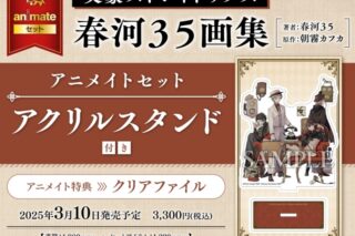 文豪ストレイドッグス (文スト) 春河35画集 アニメイトセット【アクリルスタンド付き】
 
2025年3月10日発売
で取扱中