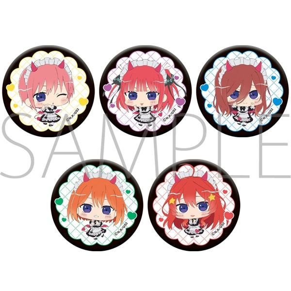 五等分の花嫁* キャラバッジコレクション(ちみっつ)
 
2025年7月25日発売
で取扱中 (アニメイト)
