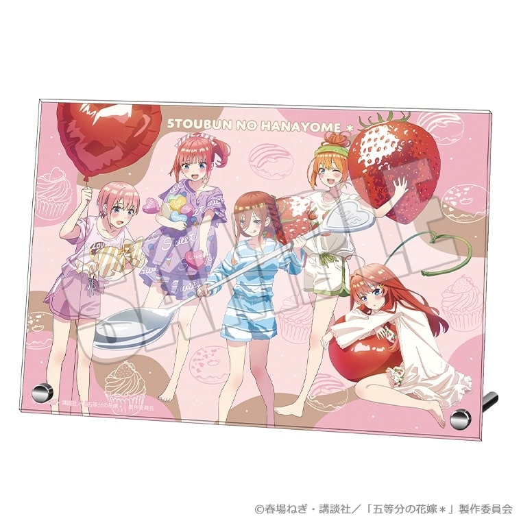 五等分の花嫁* アクリルプレート
 
2025年08月上旬発売