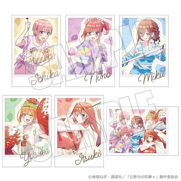 五等分の花嫁* トレーディングチェキ風カード
 
2025年08月上旬発売
