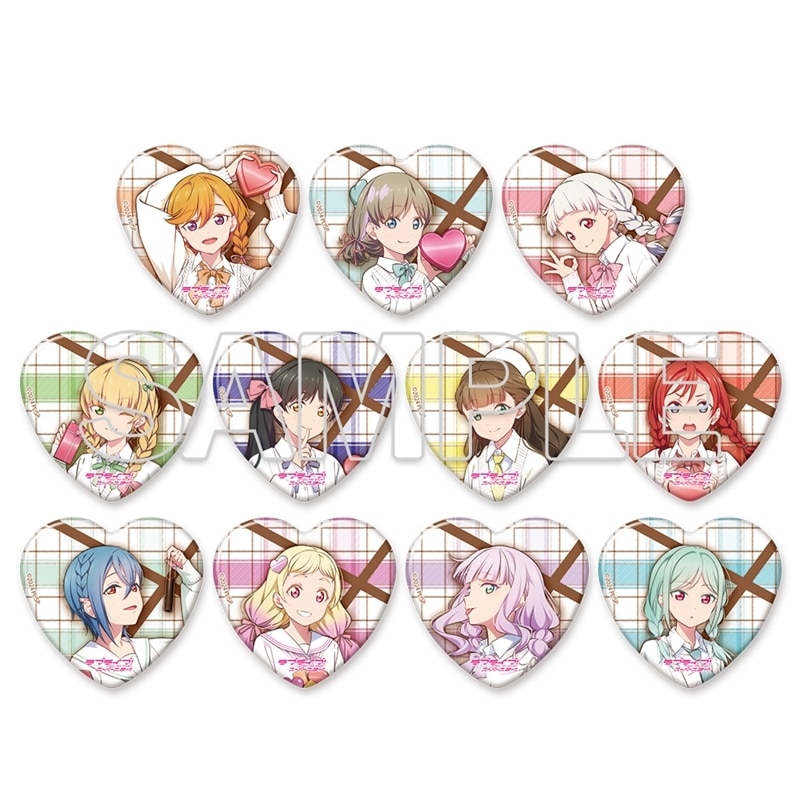 『ラブライブ!スーパースター!!』 トレーディングハート缶バッジ Ver.Valentine2025
 
2025年6月10日発売
で取扱中 (アニメイト)