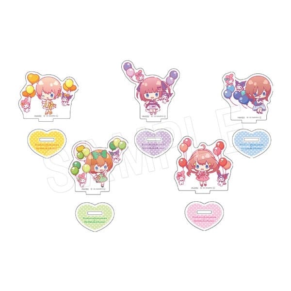 五等分の花嫁* × マイメロディ&クロミ トレーディングミニアクリルスタンド バルーン&リボンver.
 
2025年09月発売
で取扱中 (アニメイト)