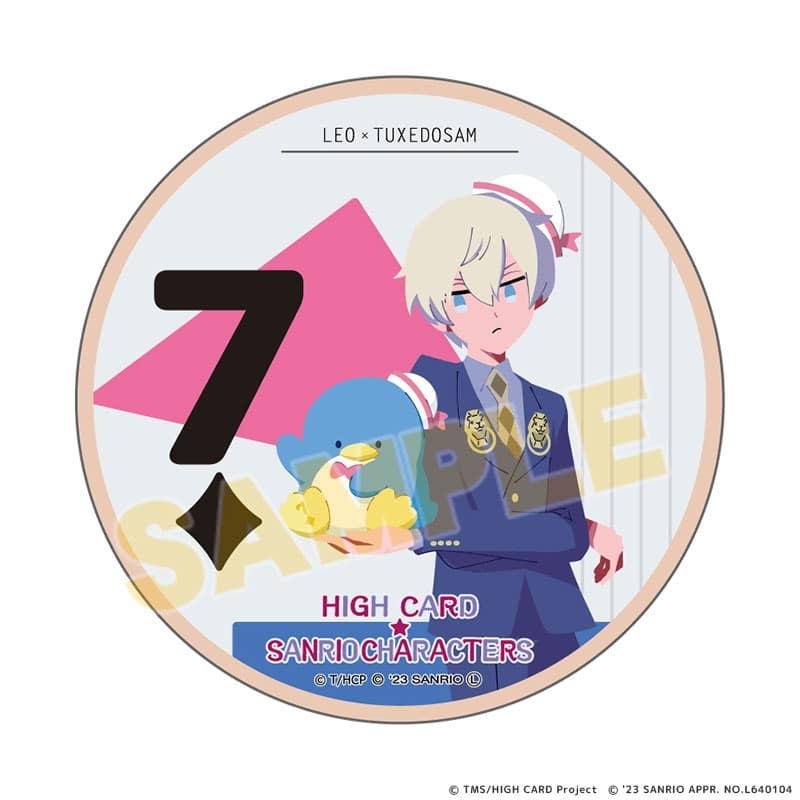 HIGH CARD×サンリオキャラクターズ ウッドコースター レオ・コンスタンティン・ピノクル×タキシードサム
 
2023年08月発売
