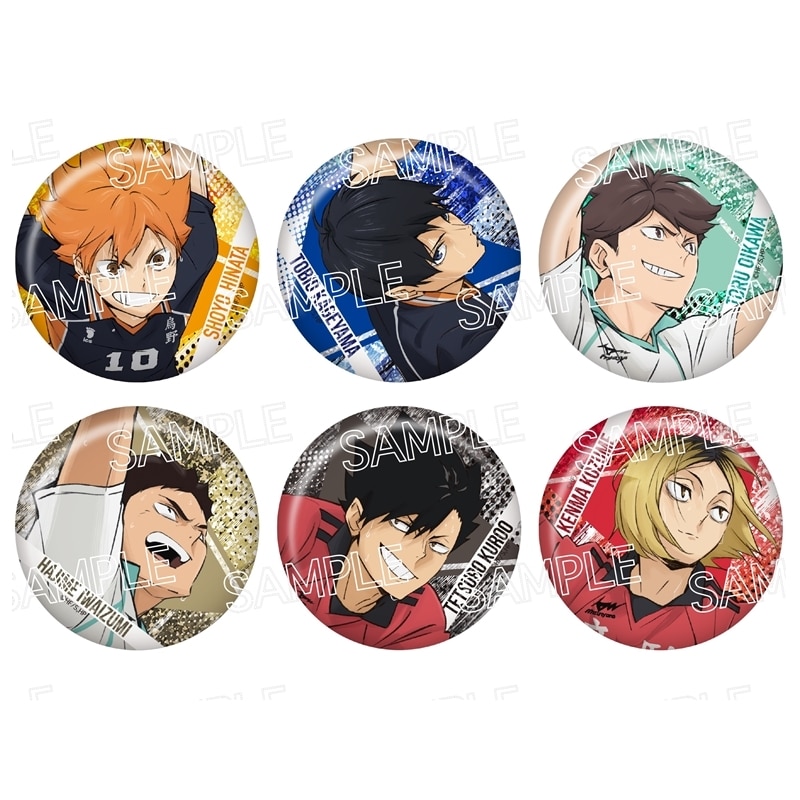 ハイキュー!! シャインシリーズ　キラキラ缶バッジ
 
2025年08月中旬発売